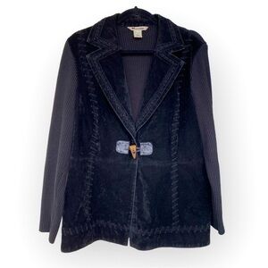 Nygard Faux Suede Toggle Front Jacket Size XL